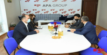 Qətərin Azərbaycandakı səfiri APA Group-da olub